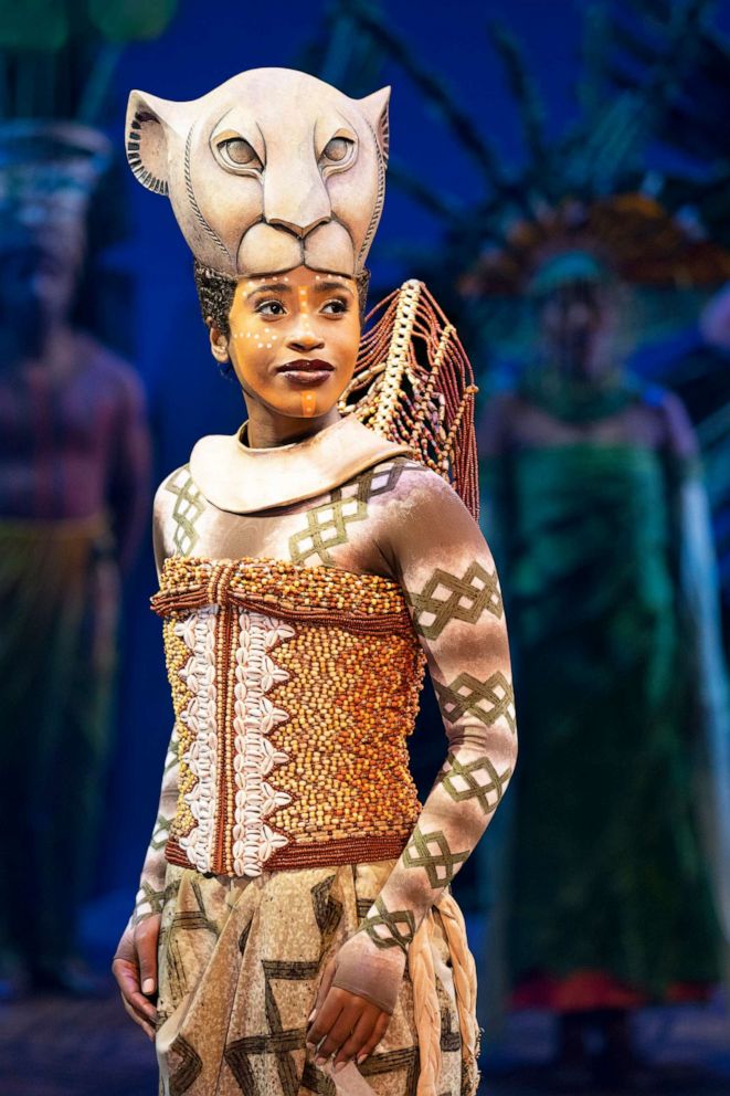 PHOTO: Pearl Khwezi as Nala in Disney's "The Lion King" musical on Broadway in New York.