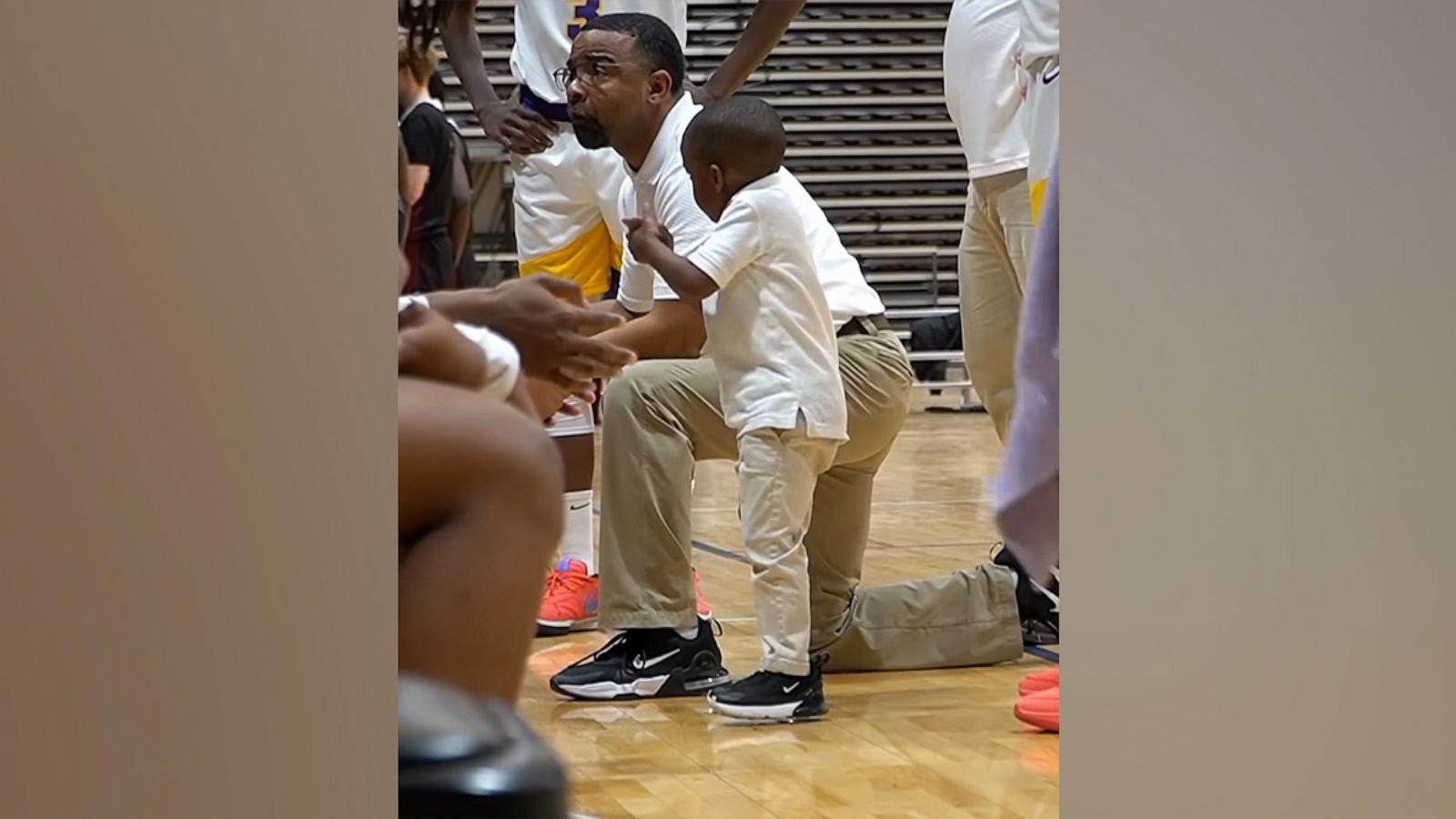 PHOTO: Christopher Bess went viral in a video, coaching his dad's high school basketball team.