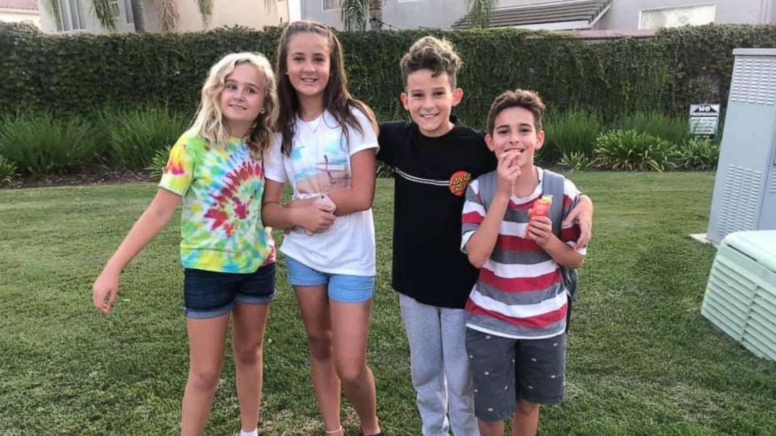 PHOTO: Logan Hultman, 10, hopped on his bicycle with his friends on Monday, after hearing through a helicopter announcement that police were searching for a 97-year-old woman.