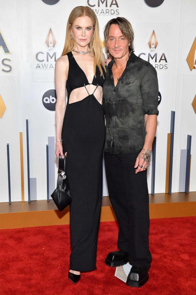 PHOTO: Nicole Kidman and Keith Urban attends the 57th Annual CMA Awards at Bridgestone Arena on Nov. 08, 2023 in Nashville, Tenn.