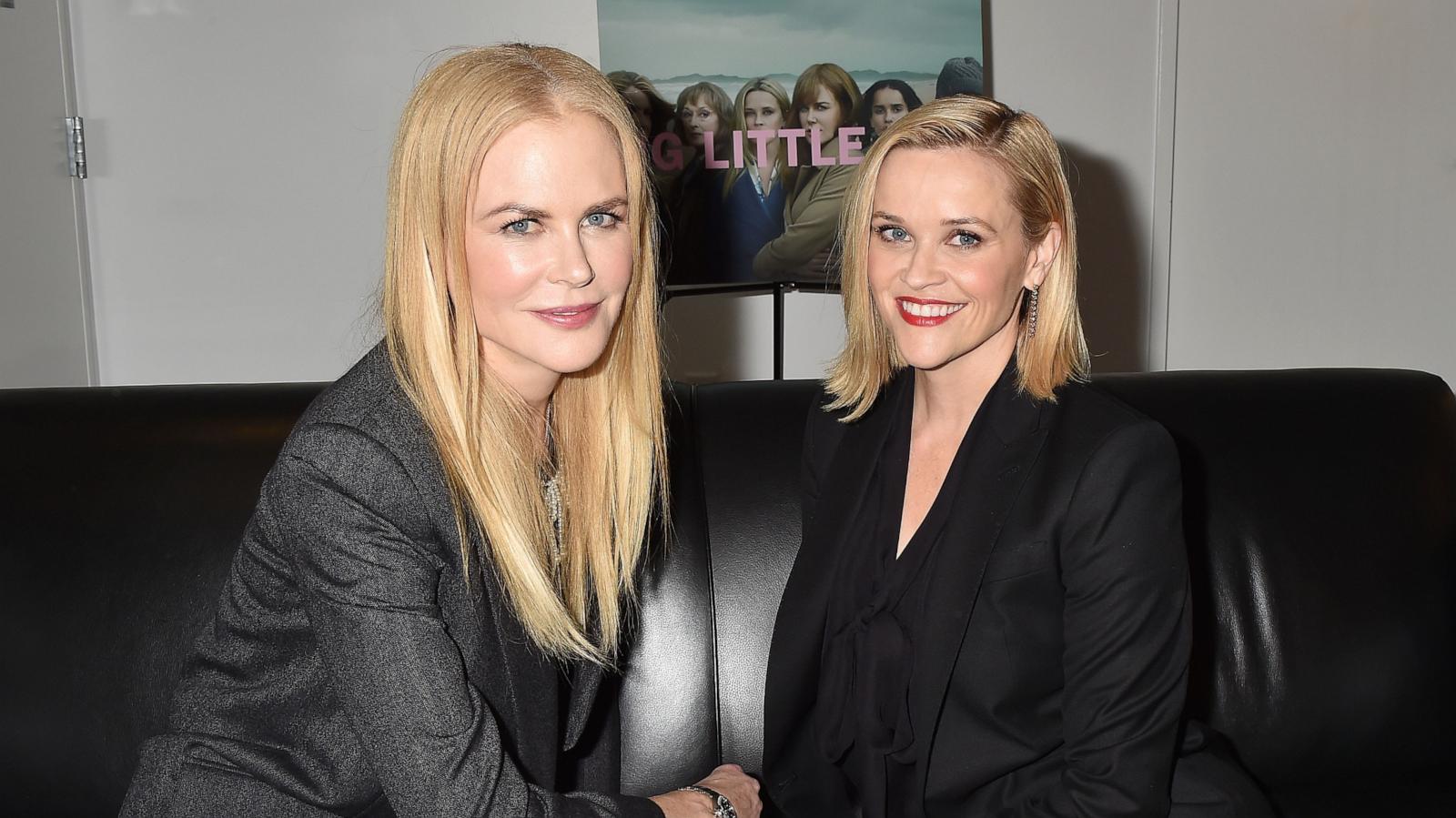 PHOTO: Nicole Kidman and Reese Witherspoon attend the HBO "Big Little Lies" FYC at the Hammer Museum on Nov. 11, 2019 in Los Angeles.