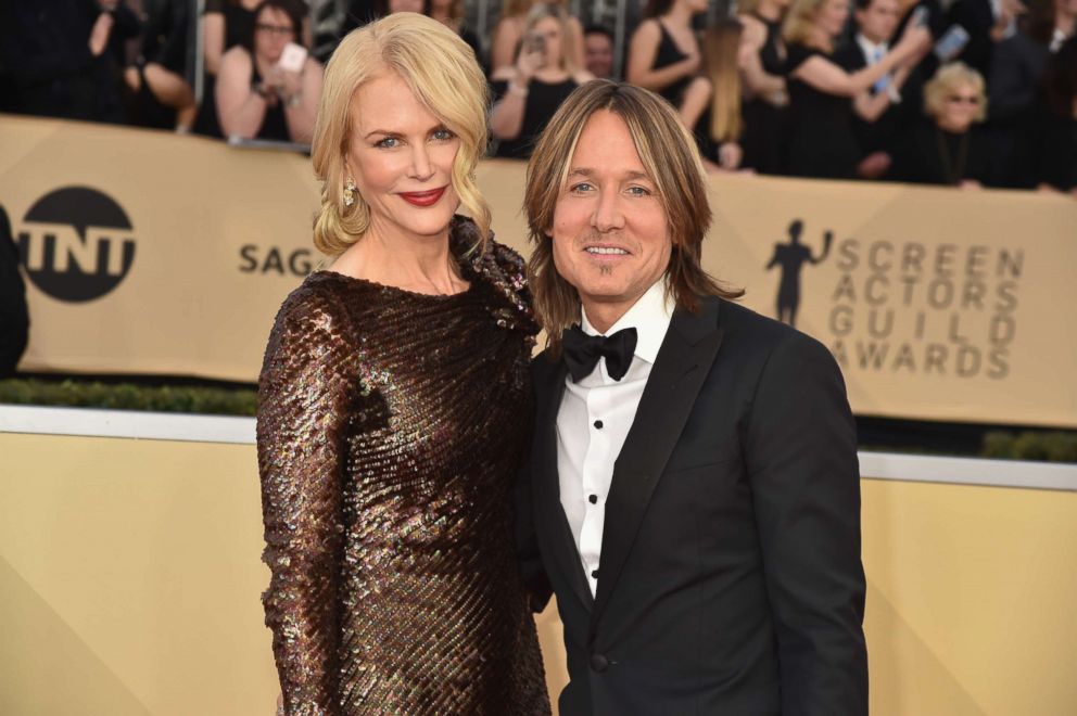 PHOTO: Nicole Kidman and Keith Urban attend the 24th Annual Screen ActorsÂ Guild Awards at The Shrine Auditorium, Jan. 21, 2018, in Los Angeles. 