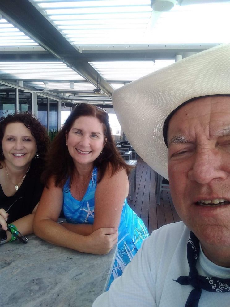 PHOTO: Terri Herrington, far left, poses with Jeff and Pam Granger.