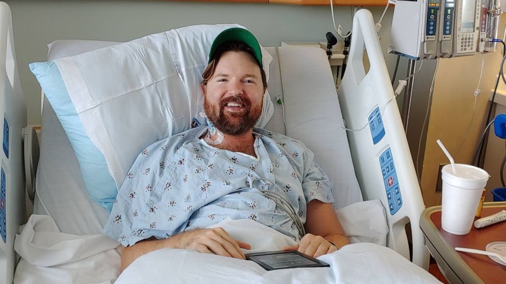 PHOTO: Bryan Lee suffers from Henoch-Schonlein purpura, or HSP, which has caused his kidney function to go down to just 14 percent. Without the donation from colleague Annie York, Bryan would only have roughly five years left to live. 