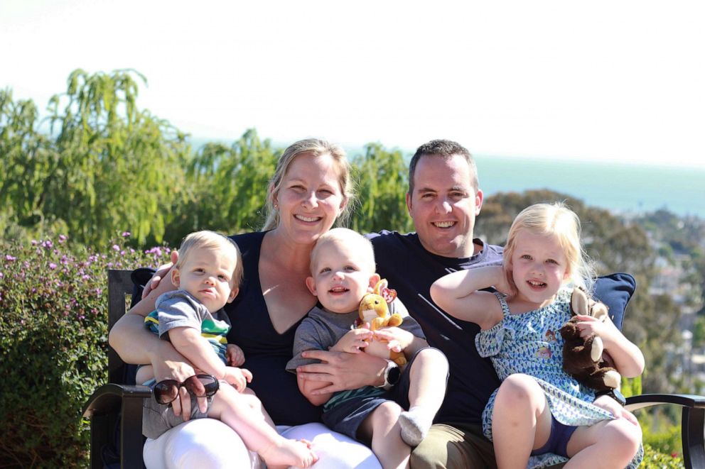 PHOTO: Susie LeRoy poses in an undated photo with her husband, Daniel, and her children (from left), Olivia, William, and Wesley.