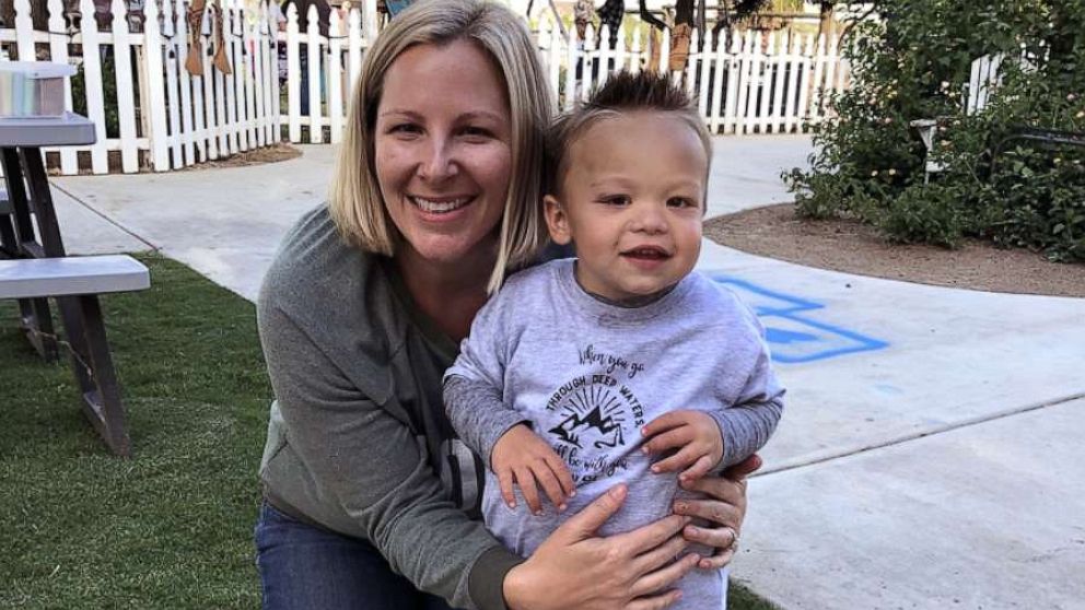 PHOTO: In this undated photo, Susie LeRoy is shown with Kaleb Perry.