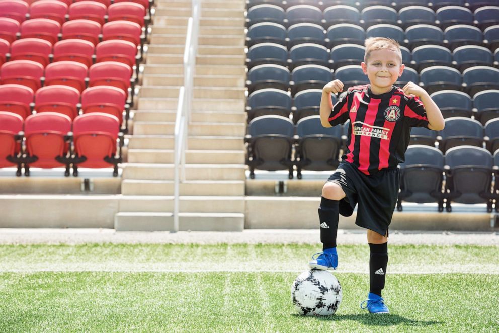 PHOTO: Andrew has acute lymphoblastic leukemia and wants to be a soccer player when he grows up.