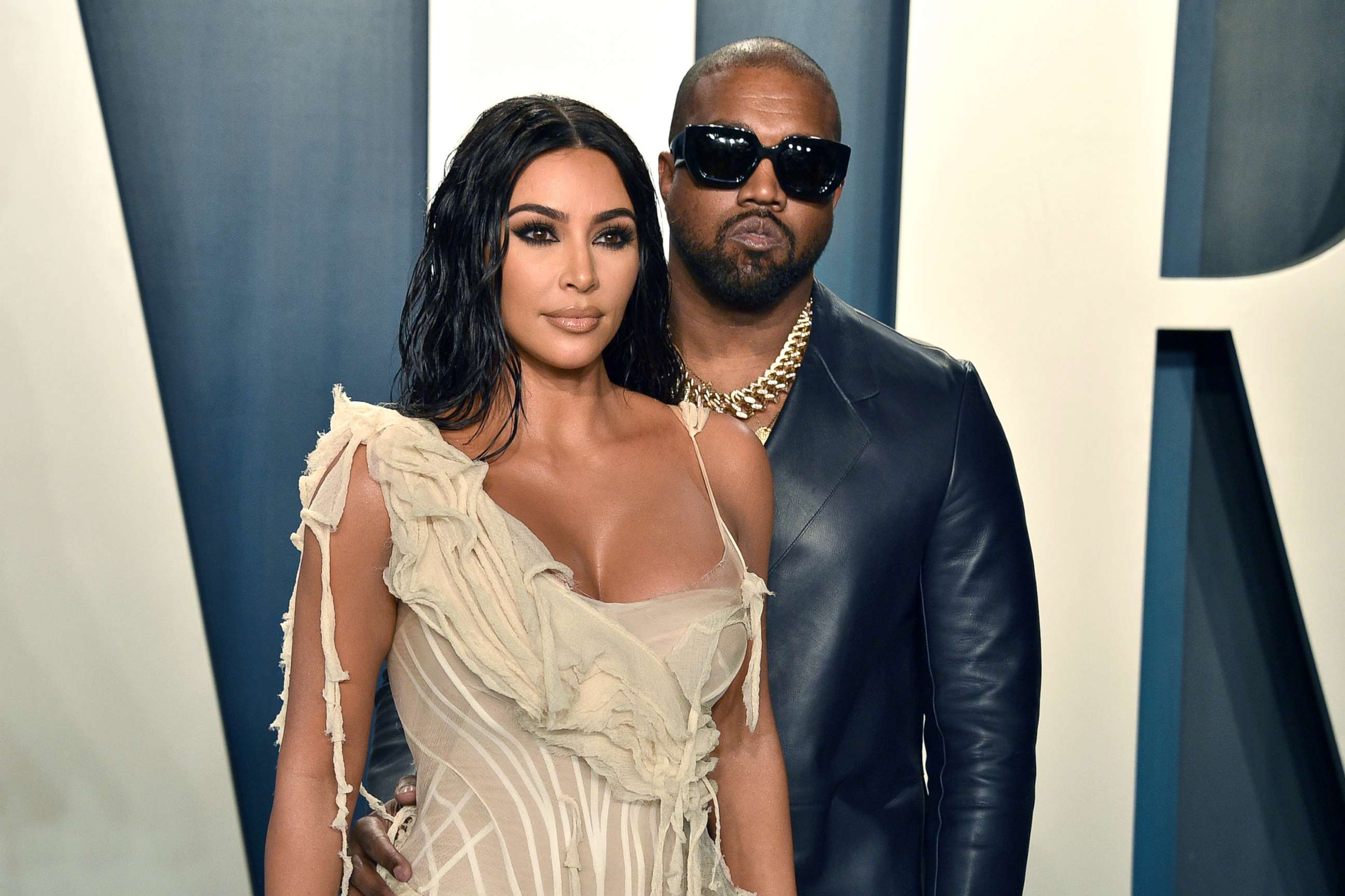 PHOTO: Kim Kardashian and Kanye West attend the 2020 Vanity Fair Oscar Party, Feb. 9, 2020, in Beverly Hills, Calif.
