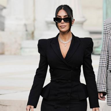 PHOTO: Kim Kardashian leaves the justice palace after testifying, regarding a robbery of millions of dollars in jewels from her Paris hotel room in 2016, in Paris, May 13, 2025.