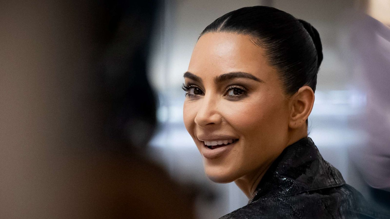 PHOTO: Kim Kardashian is seen during the Milan Fashion Week, Feb. 24, 2022 in Milan, Italy.