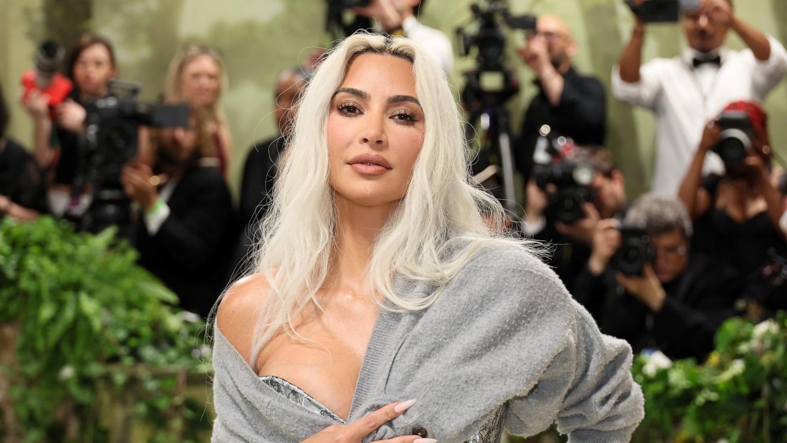 PHOTO: Kim Kardashian attends The 2024 Met Gala Celebrating "Sleeping Beauties: Reawakening Fashion" at The Metropolitan Museum of Art on May 06, 2024 in New York City.