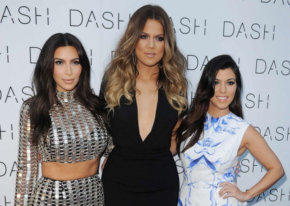 PHOTO: Kim Kardashian, Khloe Kardashian and Kourtney Kardashian attend an event on March 12, 2014, in Miami Beach, Fla.