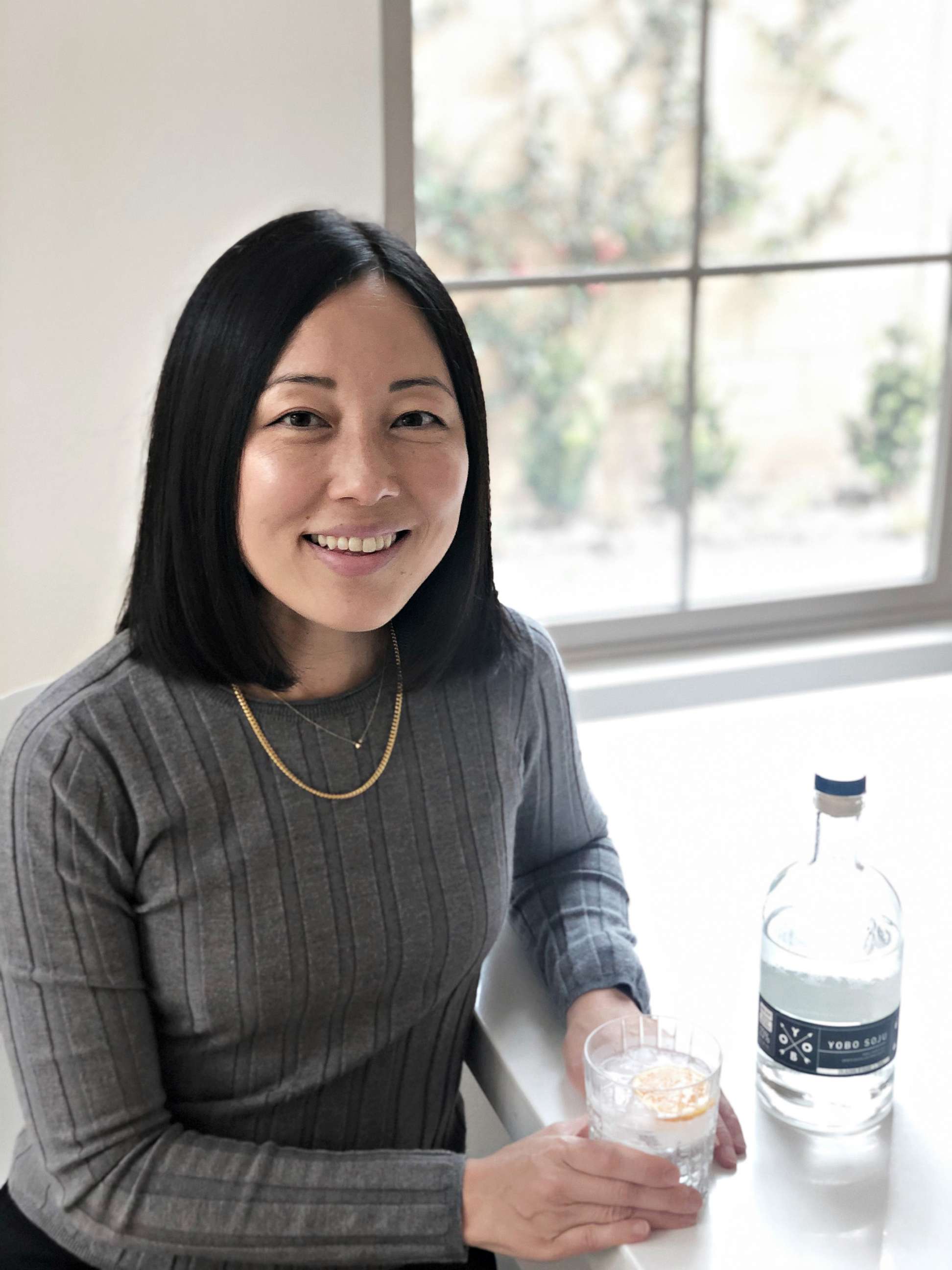 PHOTO: Korean American entrepreneur Carolyn Kim, 41, launched Yobo Soju in 2015. "A modern Korean spirit doesn't just have to be sold in a Korean or other Asian restaurant," Kim said.