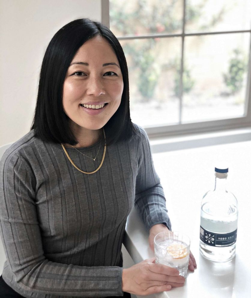 PHOTO: Korean American entrepreneur Carolyn Kim, 41, launched Yobo Soju in 2015. "A modern Korean spirit doesn't just have to be sold in a Korean or other Asian restaurant," Kim said.