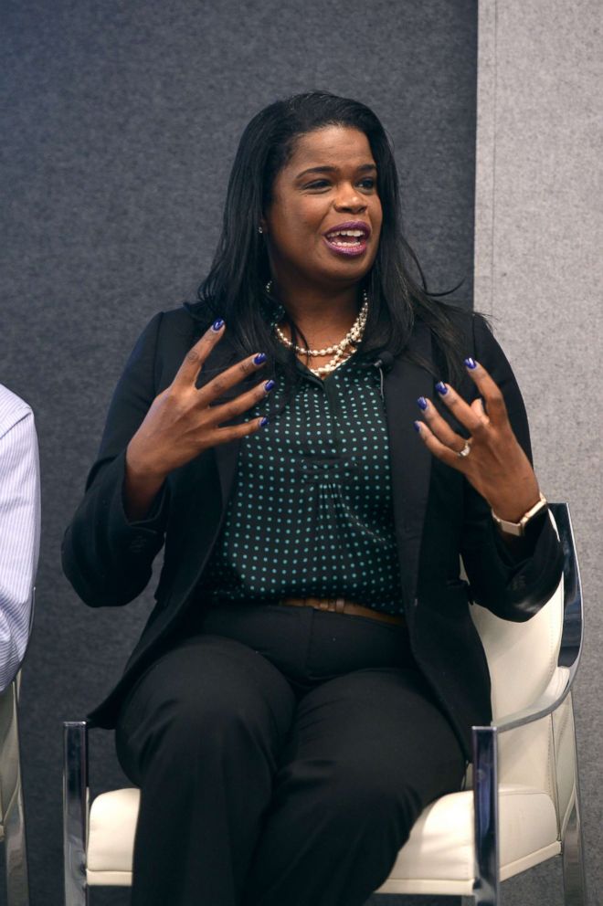 PHOTO: Kimberly M. Foxx, Cook County State Attorney, speaks at a town hall event in Chicago, Nov. 14, 2018.