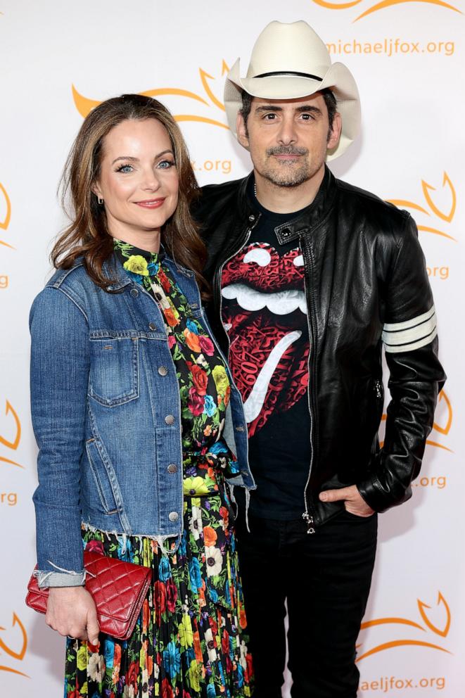 PHOTO: Kimberly Williams-Paisley and Brad Paisley attend "A Country Thing Happened On The Way To Cure Parkinson's" benefitting The Michael J. Fox Foundation, at The Fisher Center for the Performing Arts on April 26, 2023 in Nashville.