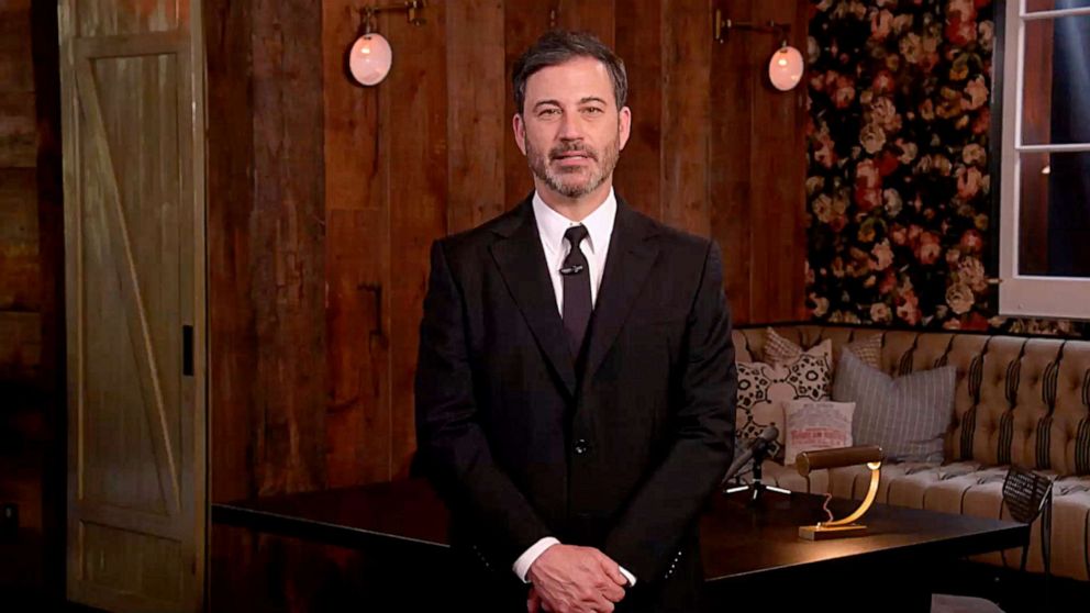 VIDEO: Jimmy Kimmel is keeping busy with mini-monologue amid show hiatus