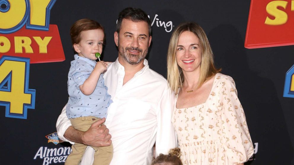 PHOTO: William Kimmel, Jimmy Kimmel, Jane Kimmel, and Molly McNearney arrive to the Los Angeles premiere of Disney and Pixar's "Toy Story 4," June 11, 2019 in Los Angeles.
