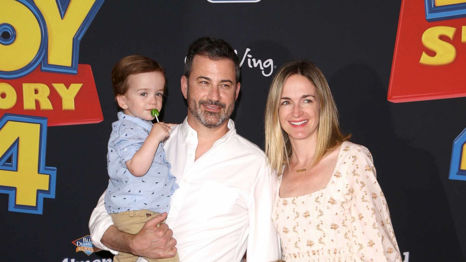 PHOTO: William Kimmel, Jimmy Kimmel, Jane Kimmel, and Molly McNearney arrive to the Los Angeles premiere of Disney and Pixar's "Toy Story 4," June 11, 2019 in Los Angeles.