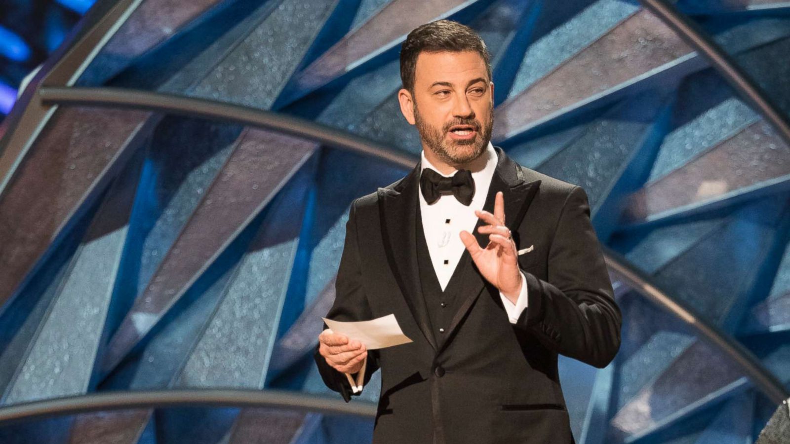 PHOTO: Jimmy Kimmel hosts the 90th Oscars, March 4, 2018, in Hollywood, Calif.