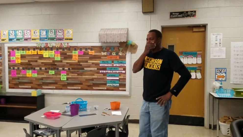 PHOTO: Mr. James Anthony has been the custodian at Hickerson Elementary School for 15 years.