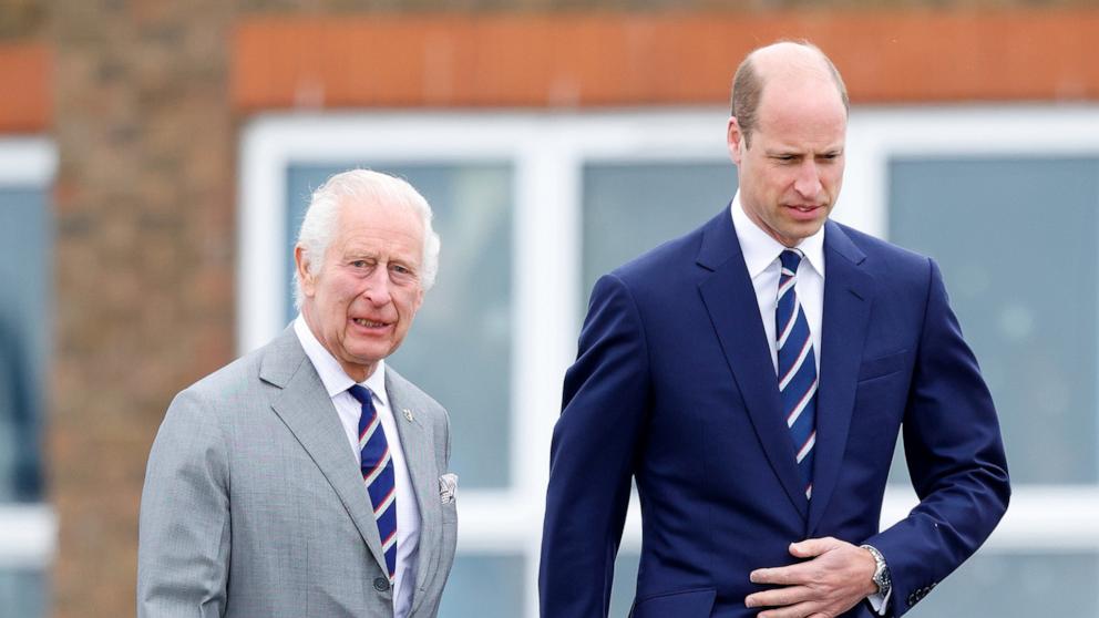 PHOTO: The King Passes Role Of Colonel-In-Chief Of The Army Air Corps To The Prince Of Wales