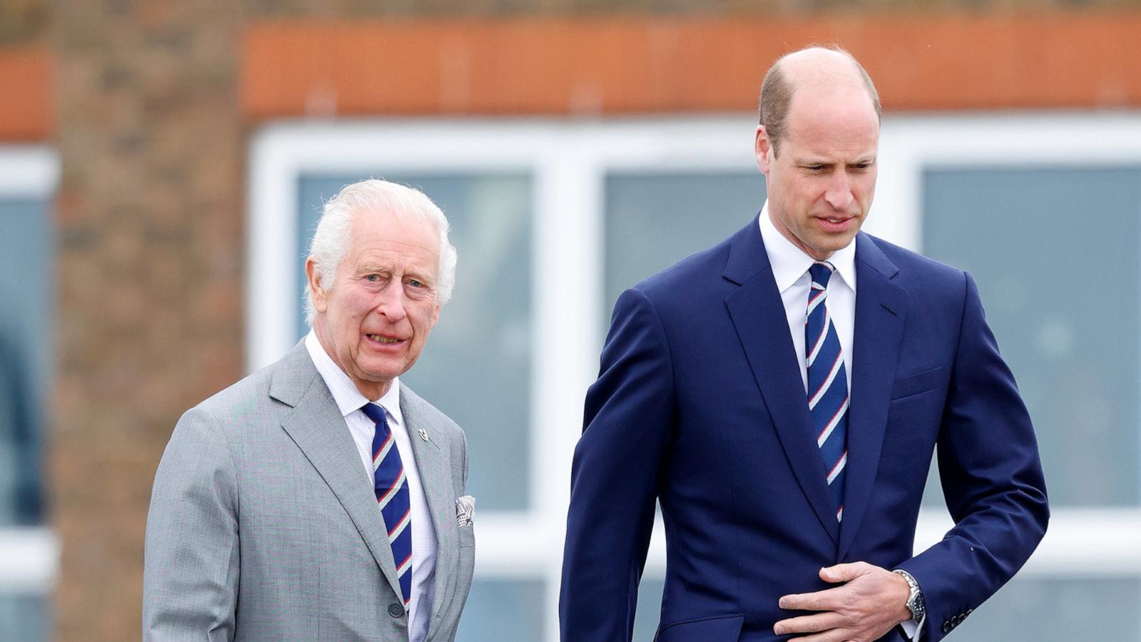 PHOTO: The King Passes Role Of Colonel-In-Chief Of The Army Air Corps To The Prince Of Wales