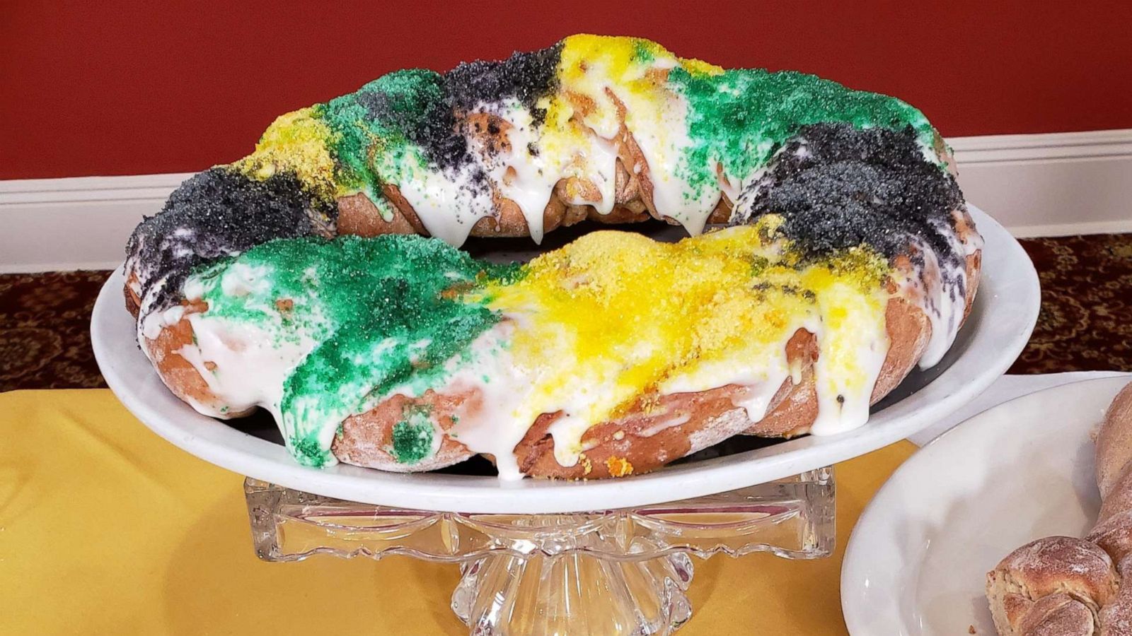 PHOTO: King cake and bread pudding from Dooky Chase's Restaurant in New Orleans.