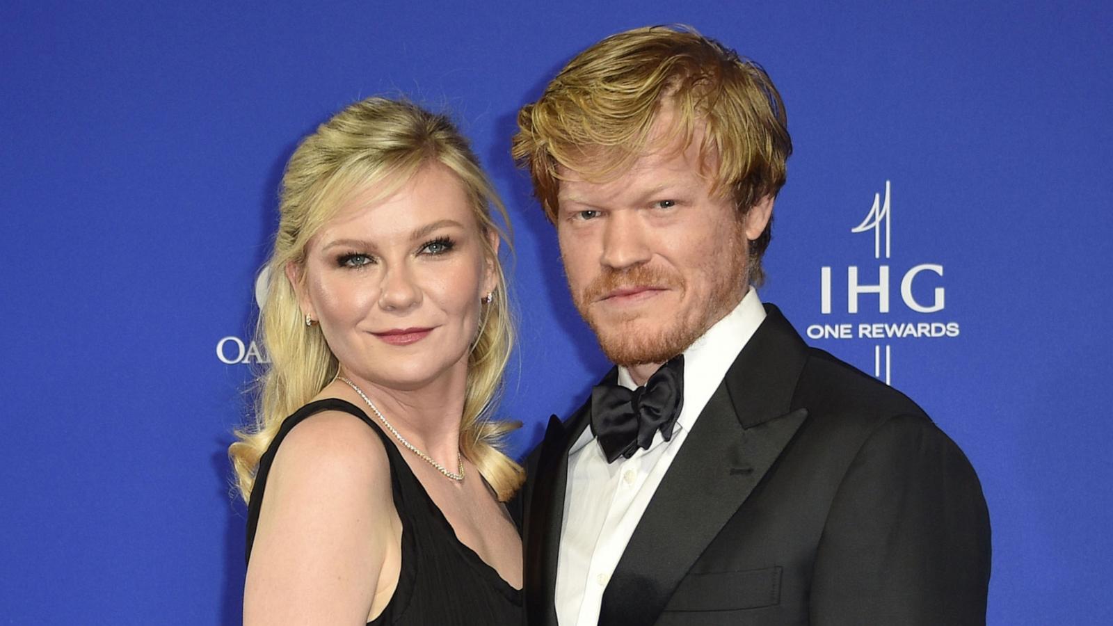 PHOTO: Kirsten Dunst and Jesse Plemons attend the 2024 Palm Springs International Film Festival at Palm Springs Convention Center, Jan. 4, 2024, in Palm Springs, Calif.