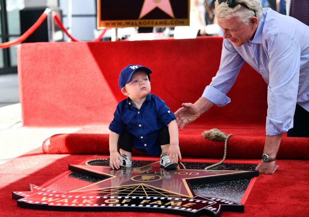 PHOTO: Kirsten Dunst's son, Ennis Howard Plemons, attends the ceremony honoring his mother with a star on the Hollywood Walk of Fame on Aug. 29, 2019 in Hollywood, Calif.