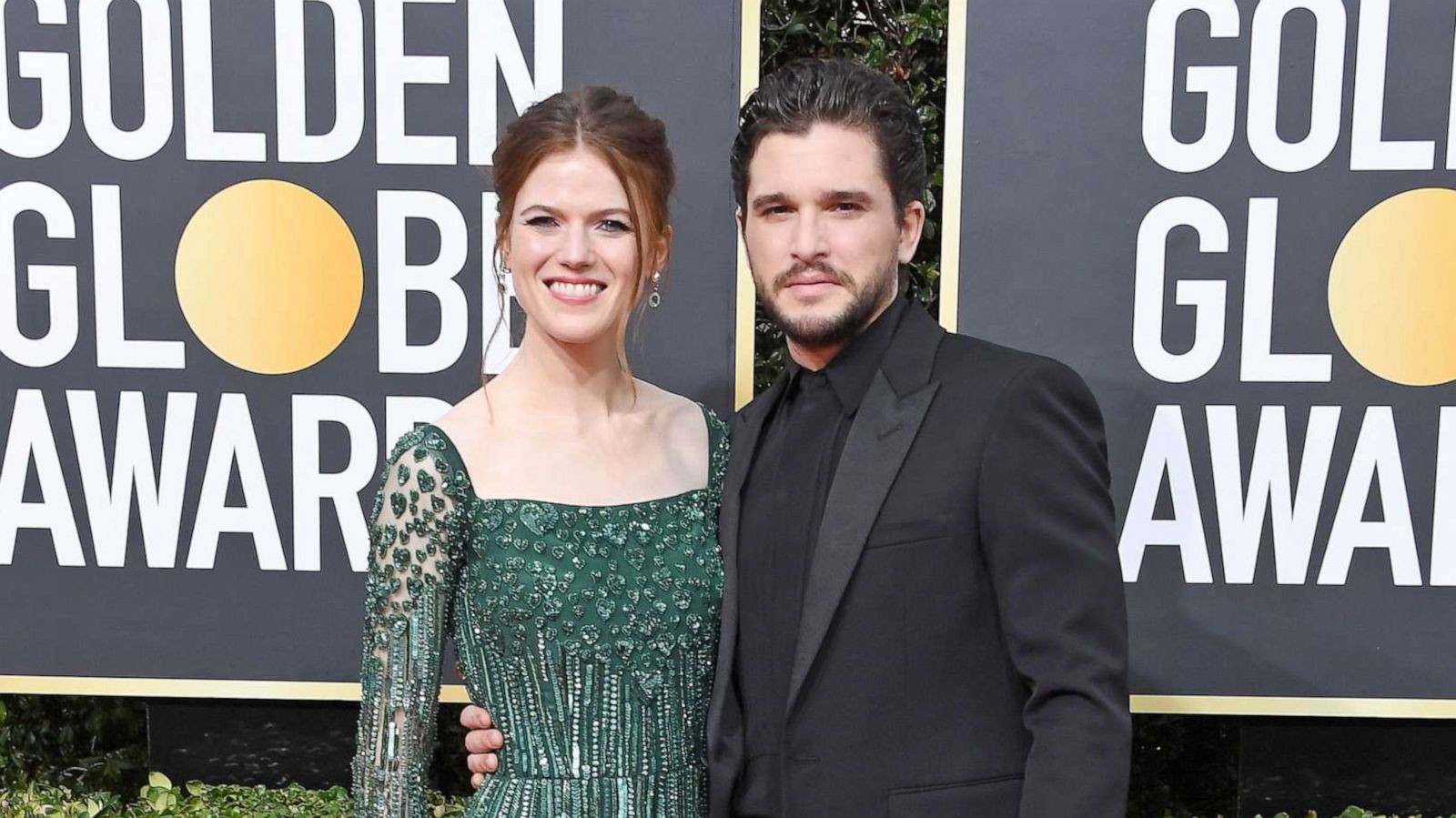 PHOTO: Rose Leslie and Kit Harington attend the 77th Annual Golden Globe Awards on Jan. 5, 2020 in Beverly Hills, Calif.