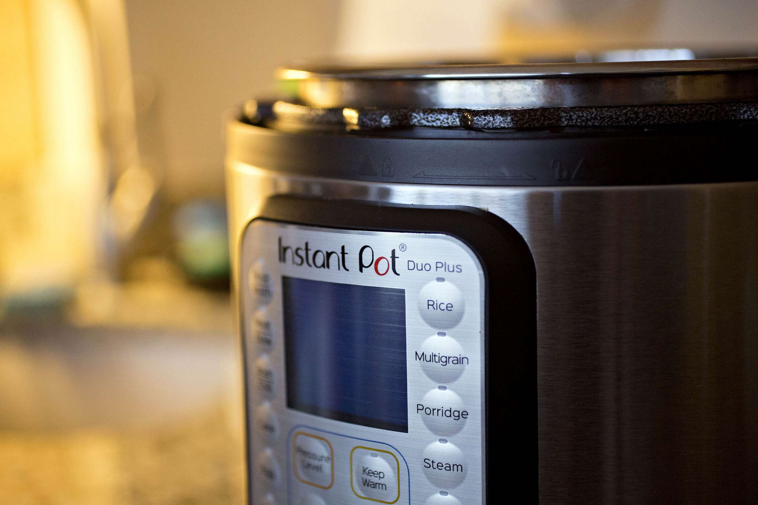 PHOTO: FILE - An Instant Brands Inc. Instant Pot is arranged for a photograph in Arlington, Va., March 5, 2019.