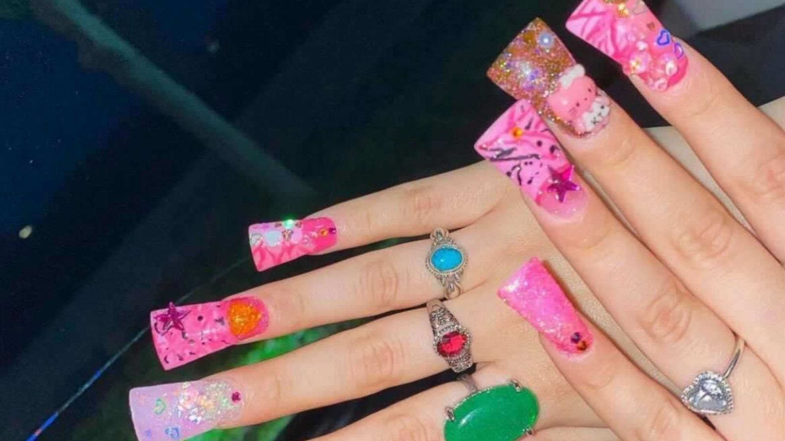 Duck nails are having a moment, and the internet has mixed feelings - Good  Morning America