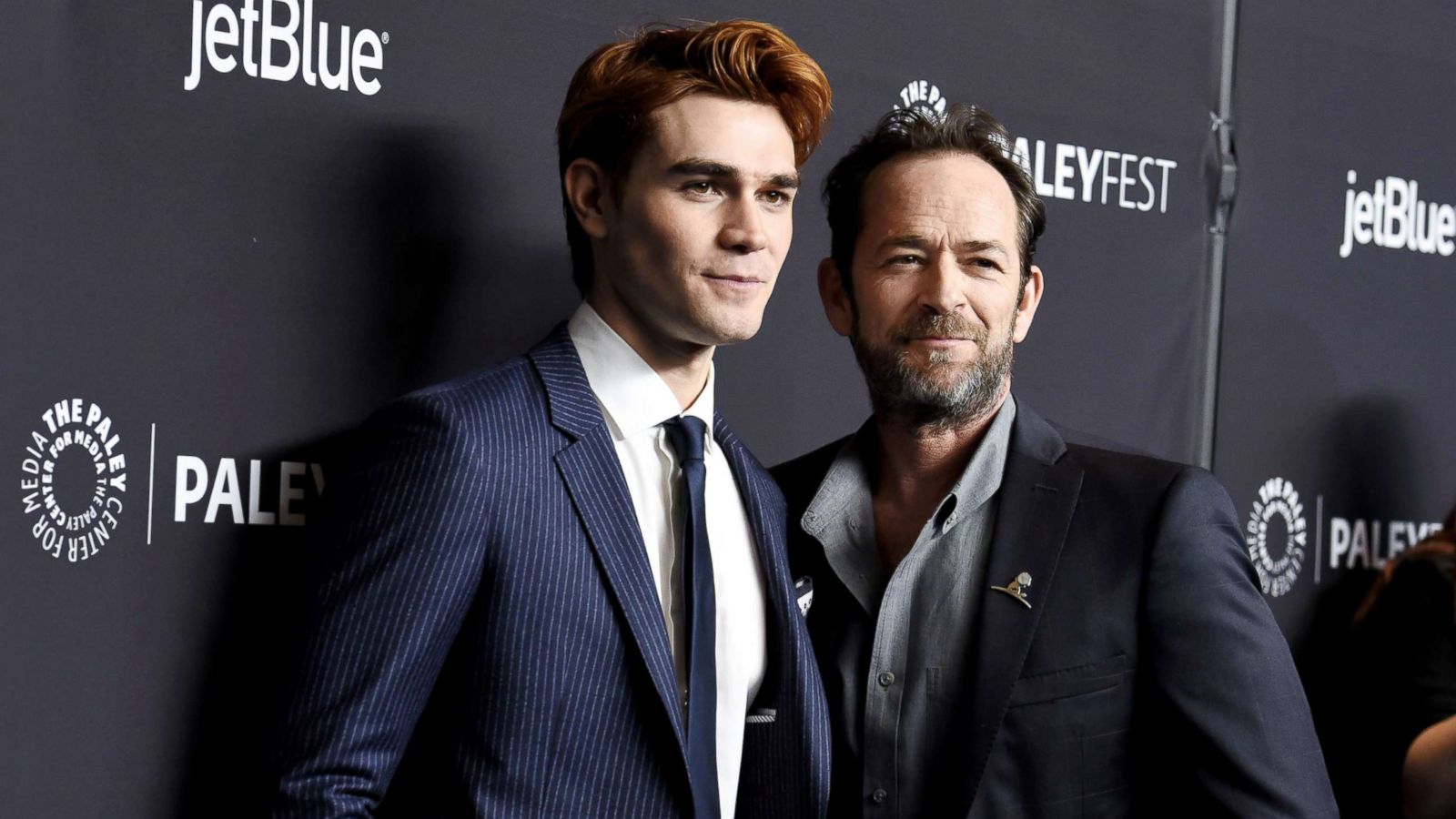 PHOTO: KJ Apa and Luke Perry attend an event on March 25, 2018, in Hollywood, Calif.