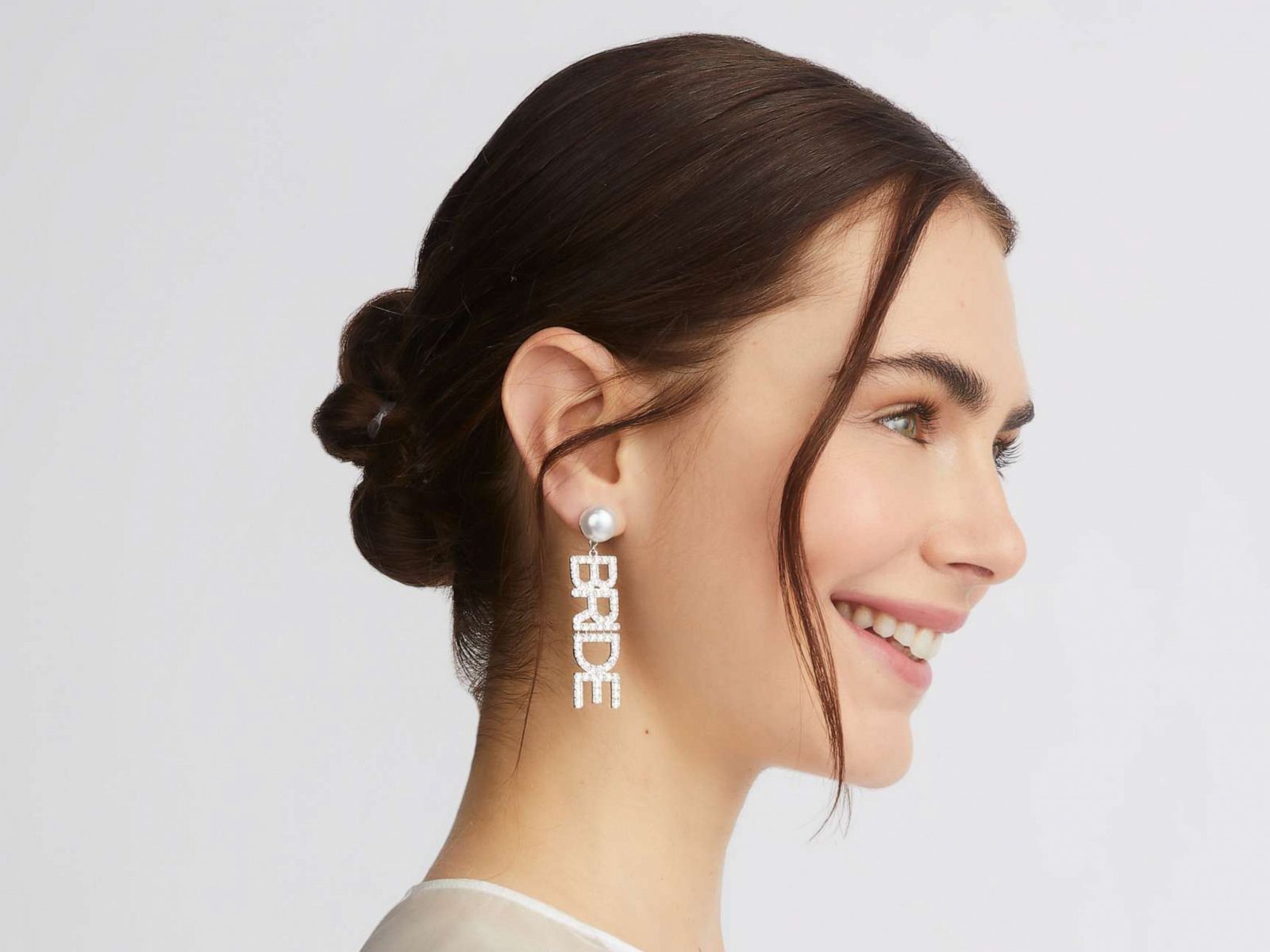 PHOTO: Kleinfeld 'Love' Crystal Pave Statement Drop Earrings.