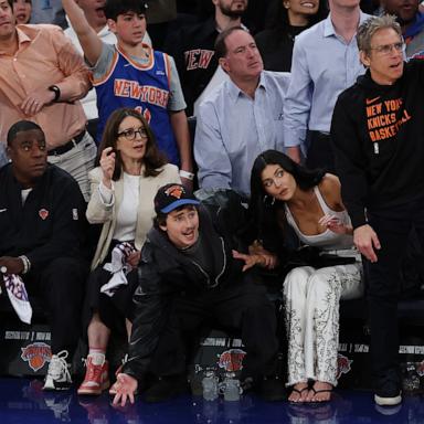 PHOTO: Game Five of the Eastern Conference First Round NBA Playoffs between the New York Knicks and the Atlanta Hawks at Madison Square Garden on April 28, 2026 in New York City.