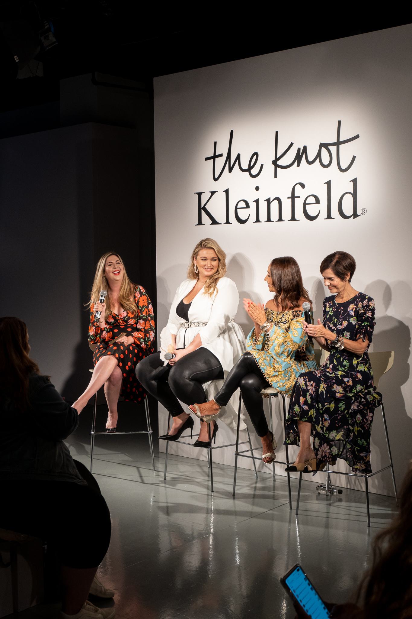 PHOTO: Panel ahead of The Knot x Kleinfeld Fashion Show.