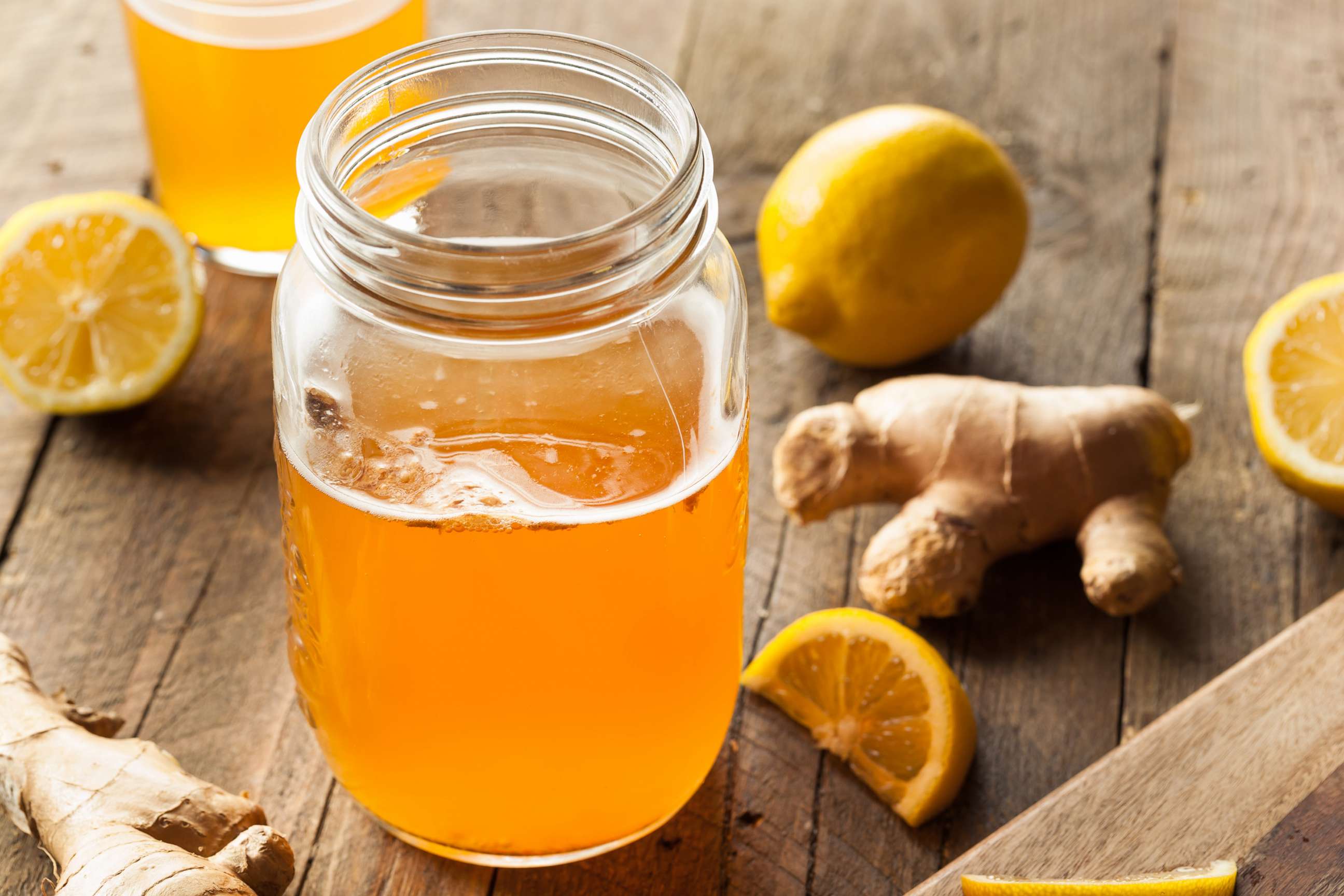 PHOTO: Homemade fermented raw kombucha tea is pictured in an undated stock photo.