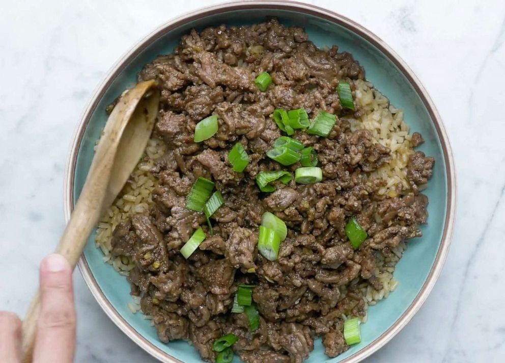 PHOTO: Korean beef and rice.