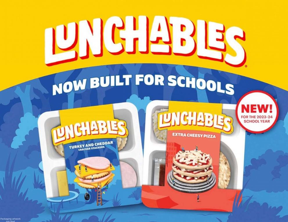 PHOTO: Two Lunchables will be available through the National School Lunch Program for the 2023-2024 school year.