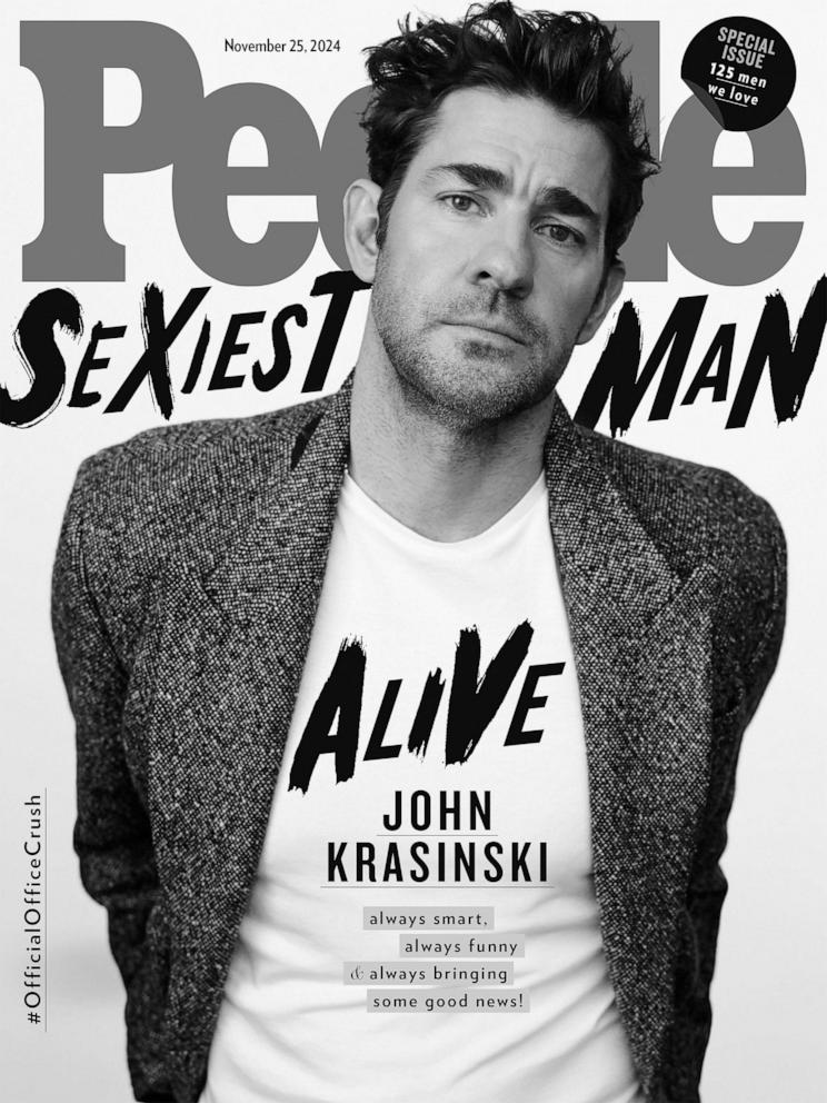 PHOTO: People Magazine's cover for it's "Sexiest Man Alive" issue featuring John Krasinski.