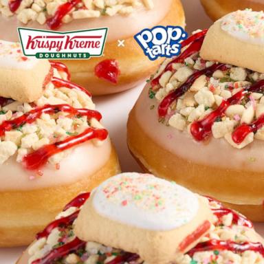 PHOTO: Krispy Kreme has teamed up with Pop-Tarts to launch the Krispy Kreme x Pop-Tarts Crazy Good Doughnuts Collection.