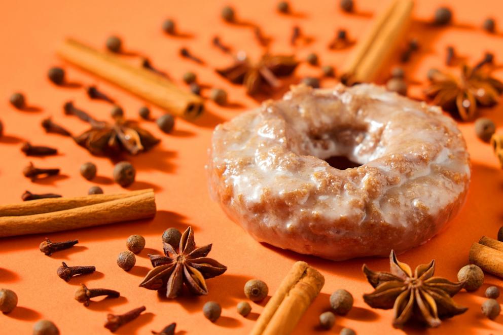 PHOTO: Krispy Kreme will kick off its Pumpkin Spice season with a classic Pumpkin Spice Cake Doughnut and Pumpkin Spice Latte starting Aug. 12.