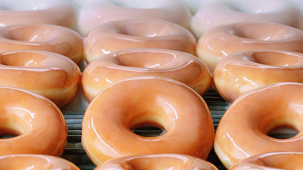 PHOTO: Krispy Kreme’s original glazed doughnuts.