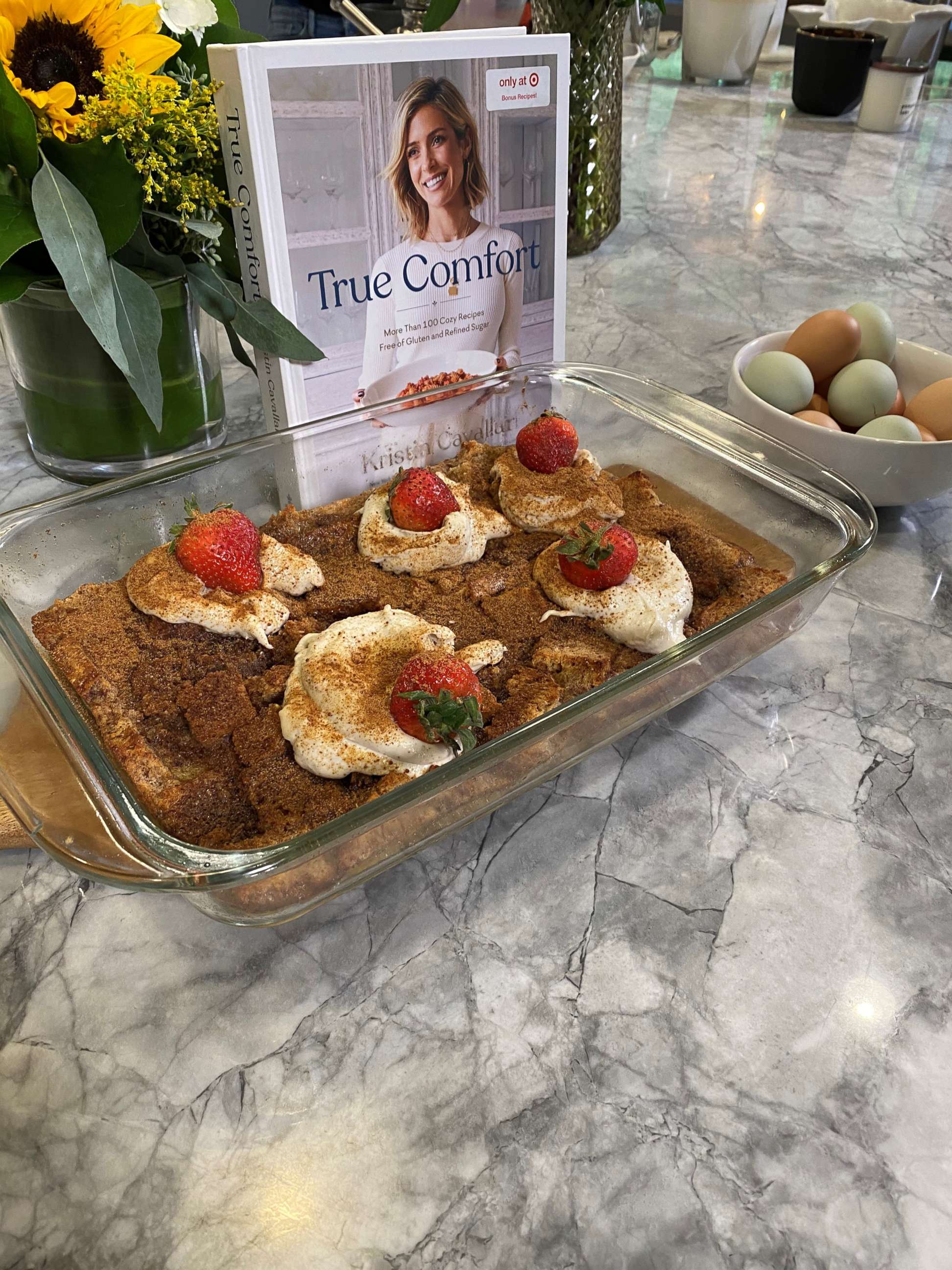 PHOTO: Kristin Cavallari joins "GMA" to talk about her new cookbook, "True Comfort," and prepare her French toast casserole, Sept. 29, 2020.