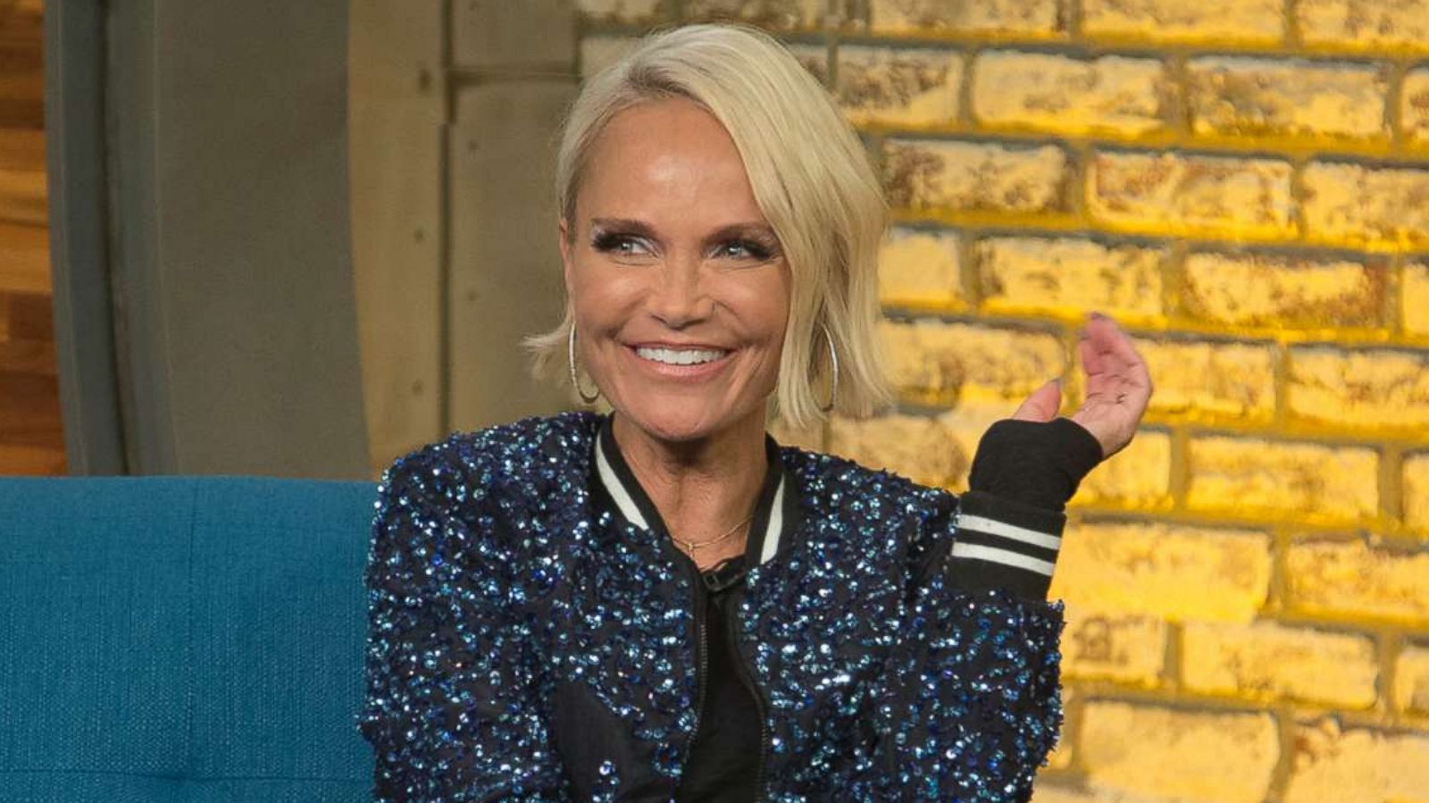 PHOTO: Kristin Chenoweth appears on "Popcorn with Peter Travers" at ABC News studios in New York City, July 17, 2018.