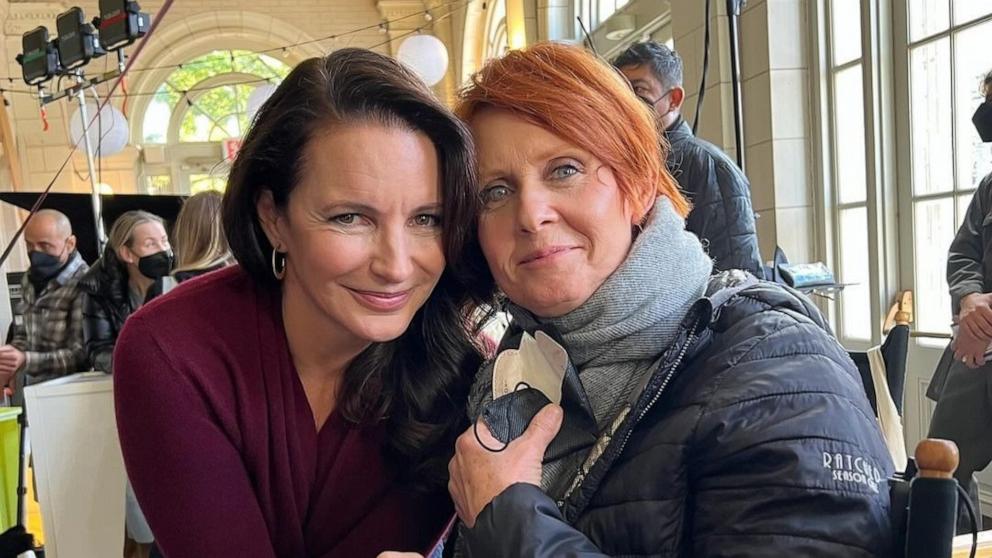 PHOTO: Kristin Davis posted on her instagram celebrating Cynthia Nixon's birthday, April 9, 2024.