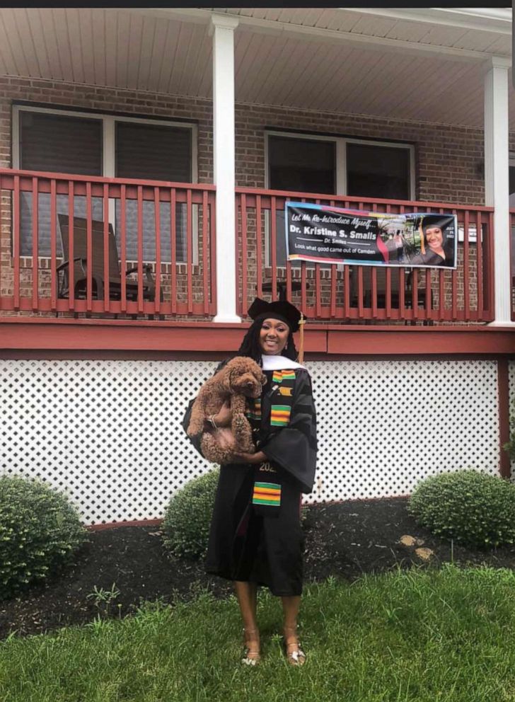 PHOTO: Kristine Smalls graduated with her doctor of psychology degree from Philadelphia College of Osteopathic Medicine in July 2022.