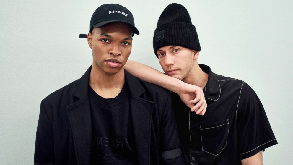 Samuel Krost, right, is the founder of fashion brand Krost, and Scott Camaran, left, is the label's creative director.