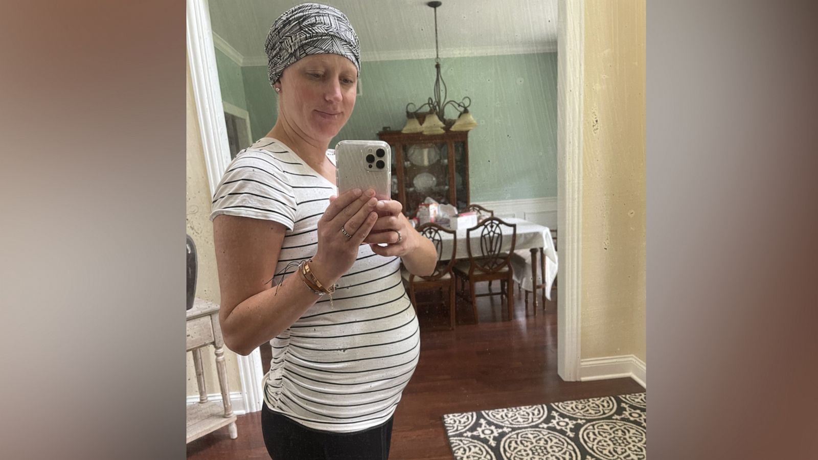PHOTO: Christine Kump, 34, was eight weeks pregnant when she was diagnosed with breast cancer.